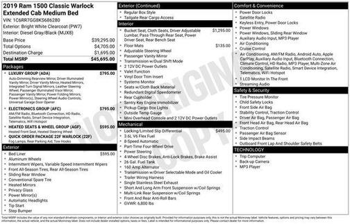 2019 RAM 1500 Classic Warlock