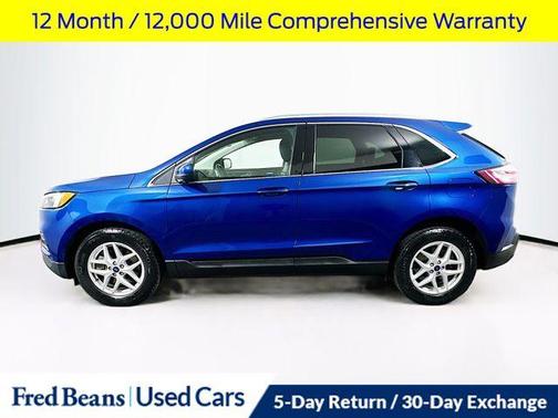 Atlas Blue Metallic 2022 Ford Edge SEL