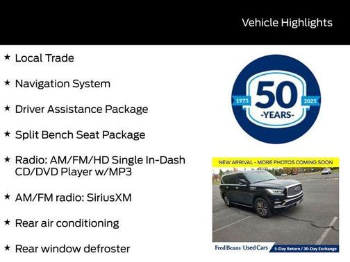 2018 INFINITI QX80 Base