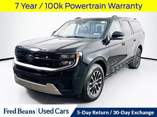 Agate Black Metallic 2025 Ford Expedition Max Platinum