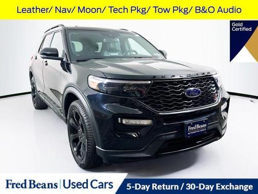 Agate Black Metallic 2023 Ford Explorer ST