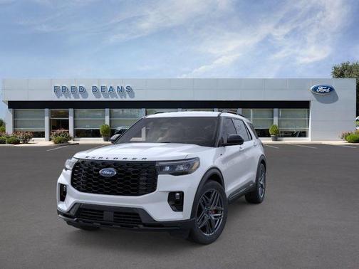 White 2026 Ford Explorer ST-Line