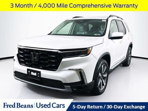 Platinum White Pearl 2025 Honda Pilot Elite