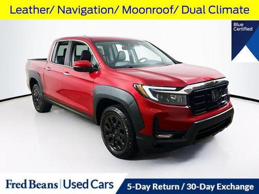 Radiant Red Metallic II 2023 Honda Ridgeline RTL-E