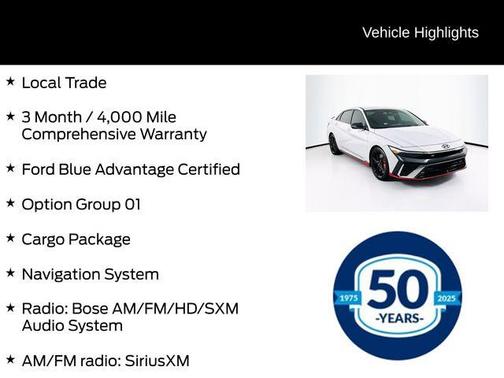 2025 Hyundai ELANTRA N Base