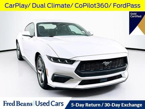 Oxford White 2025 Ford Mustang EcoBoost