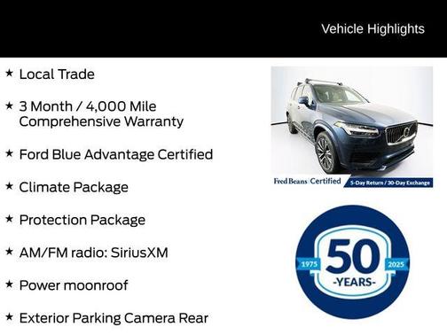 2022 Volvo XC90 T6 Momentum 7 Passenger