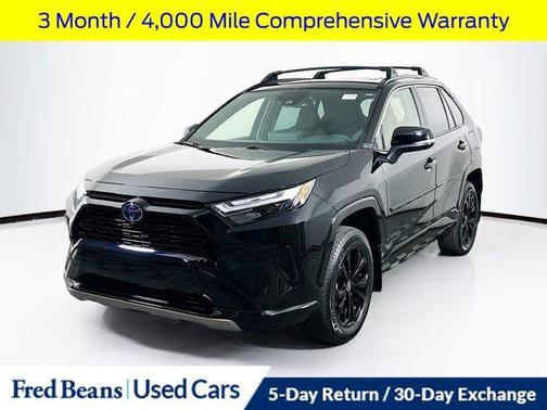 Midnight Black Metallic 2023 Toyota RAV4 Hybrid SE