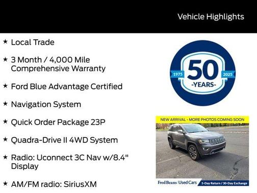 2017 Jeep Grand Cherokee Overland