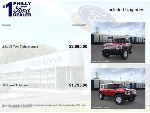 Ruby Red Metallic Tinted Clearcoat 2026 Ford Bronco Heritage Edition