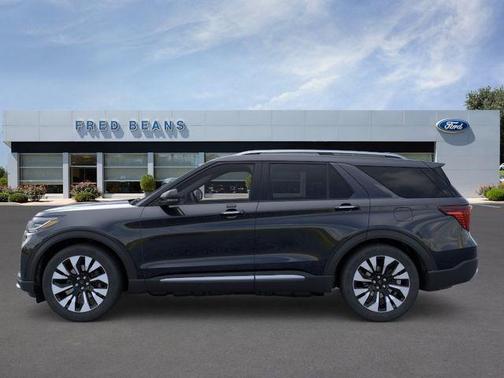 Black 2026 Ford Explorer Platinum