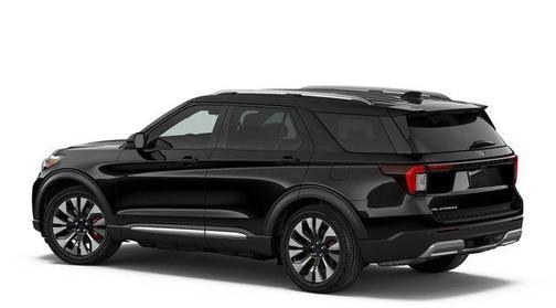 Agate Black Metallic 2026 Ford Explorer Platinum