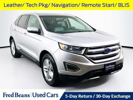 Ingot Silver Metallic 2016 Ford Edge SEL