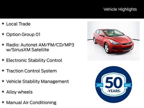 2013 Hyundai ELANTRA GLS