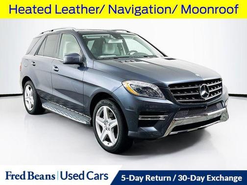 Lunar Blue Metallic 2015 Mercedes-Benz M-Class ML 350 4MATIC