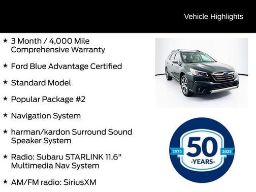 Crystal Black Silica 2021 Subaru Outback Touring