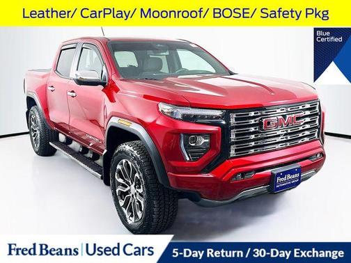 Volcanic Red 2025 GMC Canyon Denali