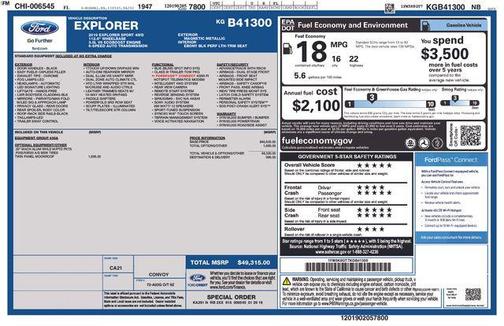 2019 Ford Explorer sport