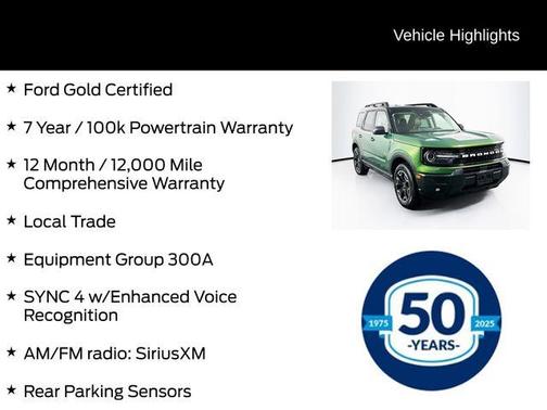 2025 Ford Bronco Sport Outer Banks