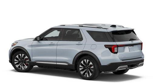 White 2026 Ford Explorer Platinum