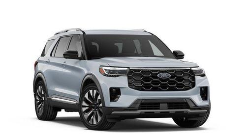 White 2026 Ford Explorer Platinum
