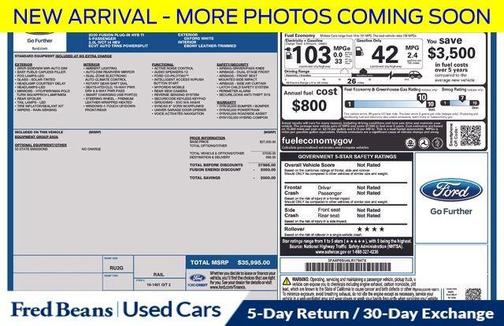 2020 Ford Fusion Energi Titanium