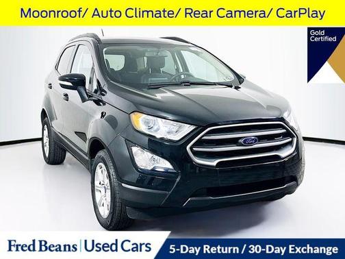 Shadow Black 2022 Ford EcoSport SE