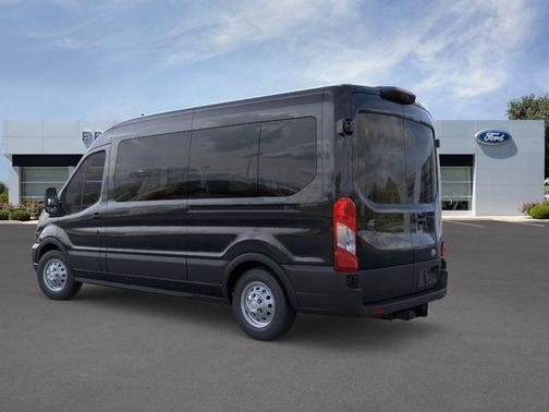 Black Metallic 2026 Ford Transit-250 148 WB Medium Roof Cargo
