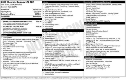 2016 Chevrolet Equinox LTZ