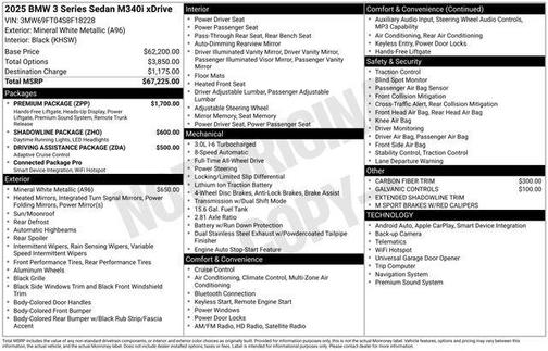 2025 BMW M340 i xDrive