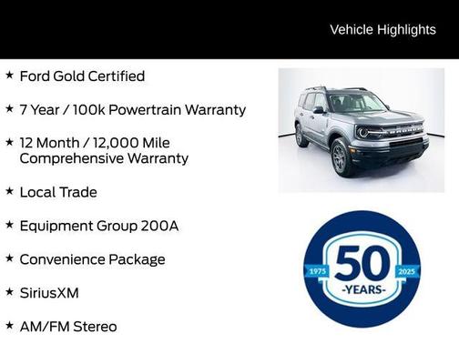 Carbonized Gray Metallic 2024 Ford Bronco Sport Big Bend