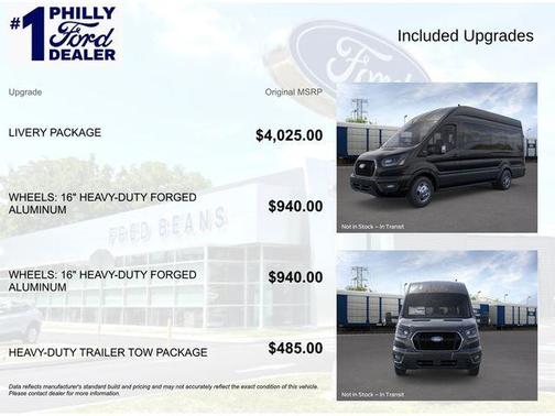 Agate Black Metallic 2026 Ford Transit-350 XLT