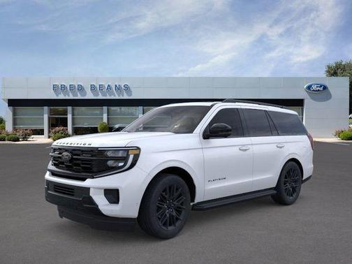 White Metallic 2026 Ford Expedition Platinum