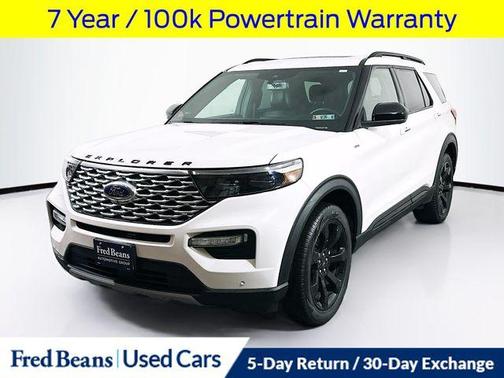 Star White 2022 Ford Explorer ST-Line
