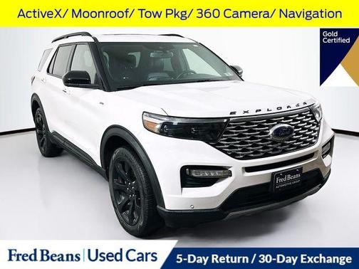 Star White 2022 Ford Explorer ST-Line