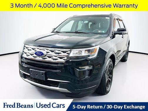 Shadow Black 2018 Ford Explorer XLT