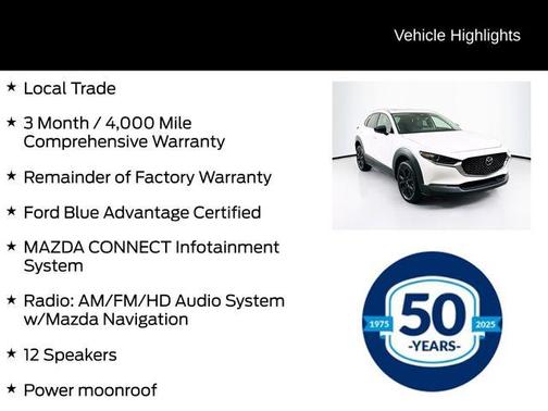 Snowflake White Pearl 2024 Mazda CX-30 2.5 Turbo Premium Package