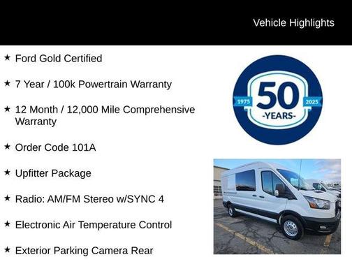 2024 Ford Transit-350 148 WB Medium Roof Cargo