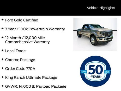 Stone Gray Metallic 2022 Ford F-450 King Ranch