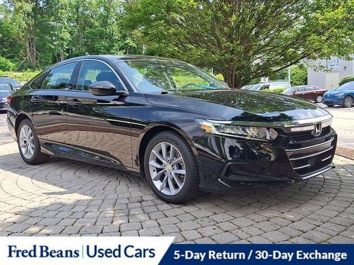 Crystal Black Pearl 2021 Honda Accord LX 1.5T