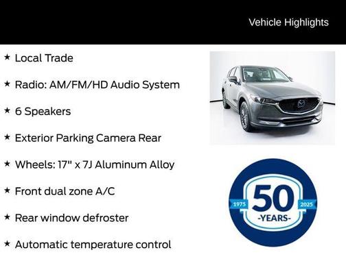 Machine Gray Metallic 2021 Mazda CX-5 Touring