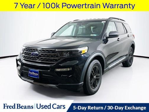 Agate Black Metallic 2022 Ford Explorer XLT