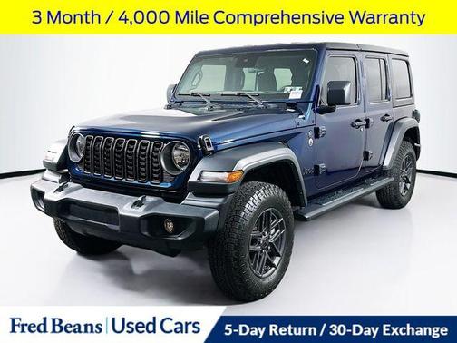 Fathom Blue Pearlcoat 2025 Jeep Wrangler Sport