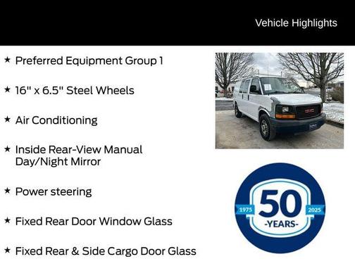 2010 GMC Savana 2500 Work Van