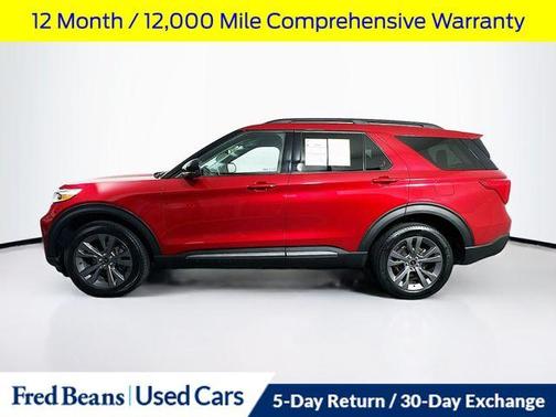 Red Metallic 2024 Ford Explorer XLT