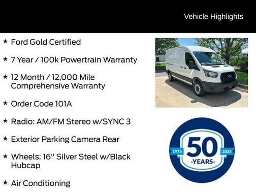 Oxford White 2023 Ford Transit-250 Base