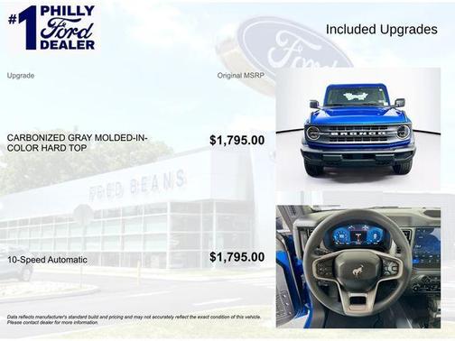 Blue Metallic 2026 Ford Bronco Base