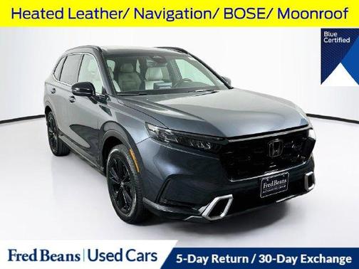 Meteorite Gray Metallic 2025 Honda CR-V Hybrid Sport Touring