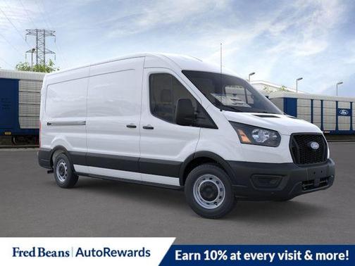 White 2026 Ford Transit-250 148 WB Medium Roof Cargo