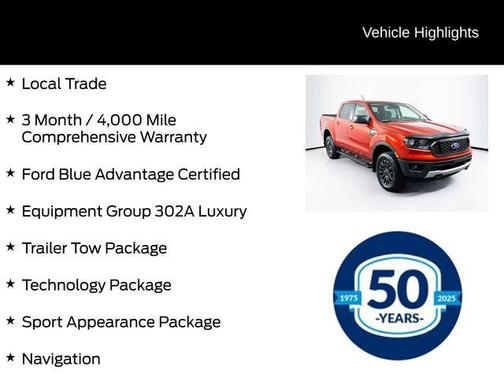 Hot Pepper Red Metallic Tinted Clearcoat 2019 Ford Ranger XLT